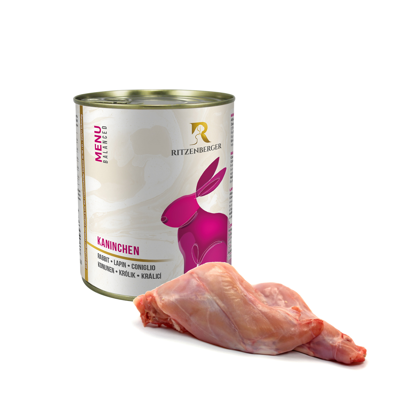 Kaninchen mit Buchweizen & Brokkoli - 800g Dose