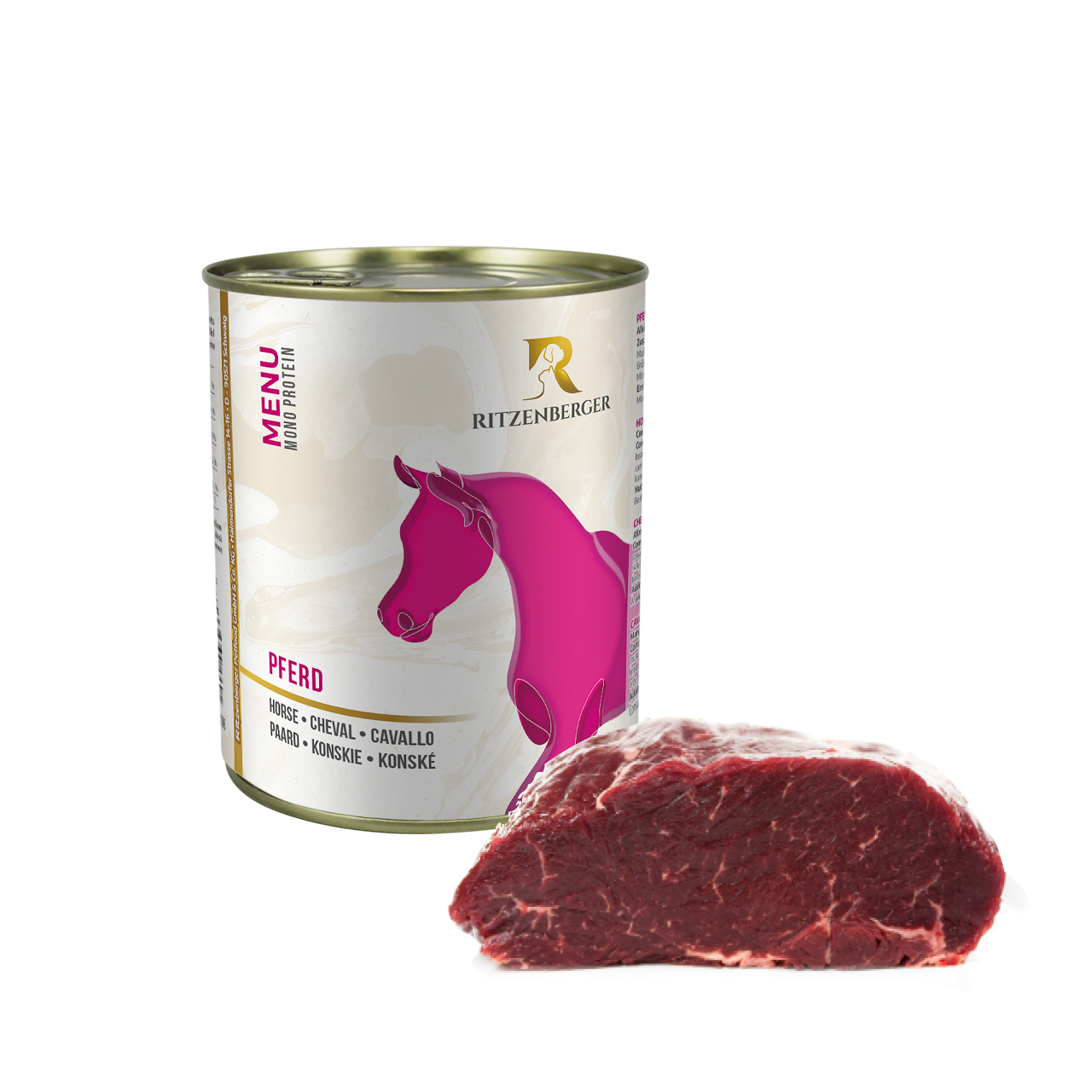 Pferd mit Kartoffel & Gemüse - 800g Dose