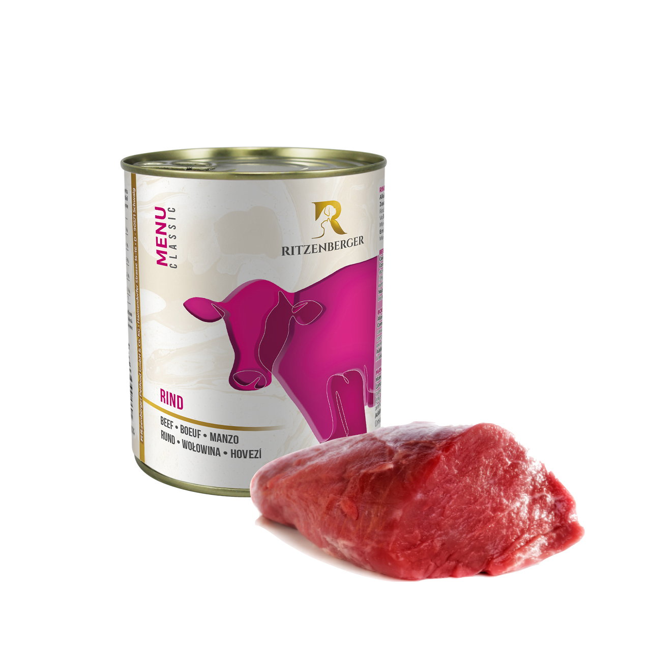 Rind mit Reis & Hüttenkäse - 800g Dose