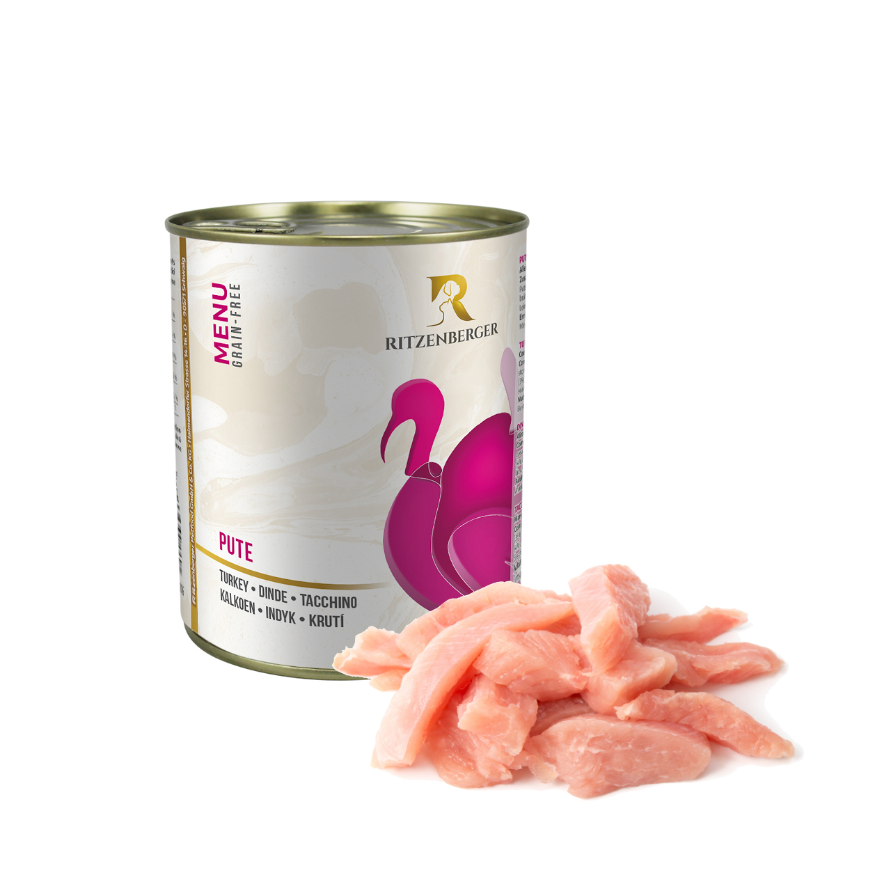 Pute mit Süsskartoffel & Zucchini - 800g Dose